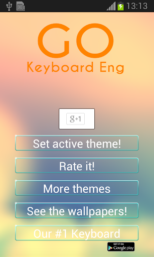 GO Keyboard Eng