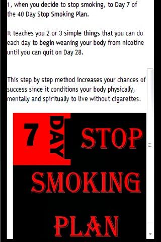 Stop Smoking Plan
