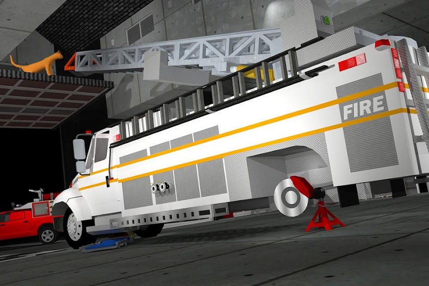 Fix My Truck: Red Fire Engine Screen 3