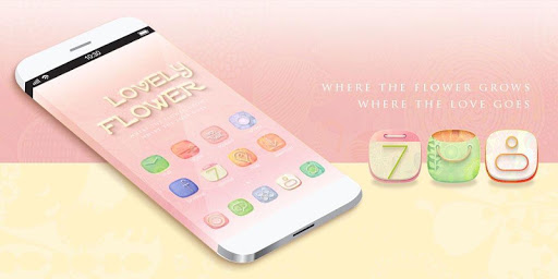 【免費個人化App】Lovely Flower GOLauncher Theme-APP點子