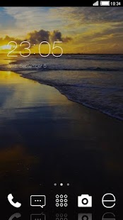 Sunset of Lake Theme Screenshots 0