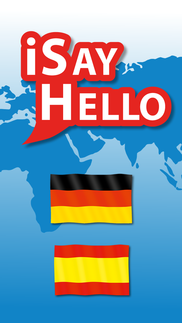 Android application iSayHello German - Spanish screenshort