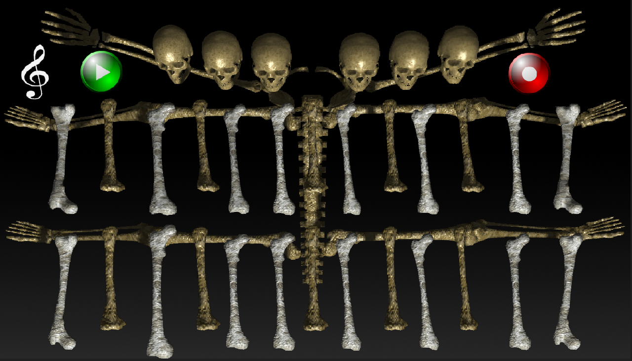 Android application Halloween Piano screenshort