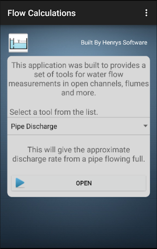 Flow Calculations