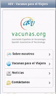 AEV: Vacunación para viajeros - screenshot thumbnail