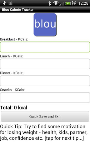 Blou - Simple Calorie Counter