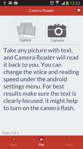 Camera Reader