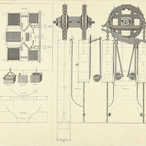 Technische tekening, Abraham Delfos, after Dirk Kuipers, 1761 - Rijksmuseum