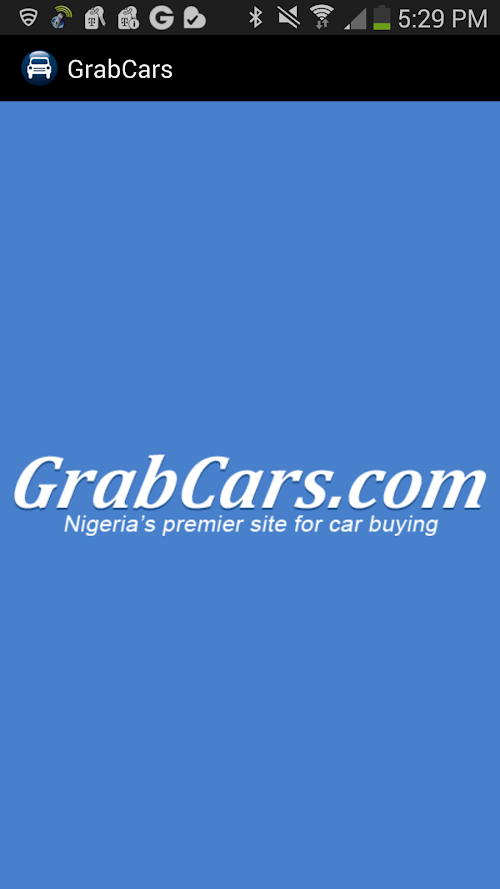 Android application GrabCars screenshort