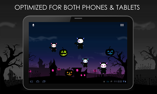 【免費個人化App】Lily Kitty Halloween Live WP-APP點子