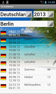 Schulferien D-A-CH-NL-FR Screenshots 0