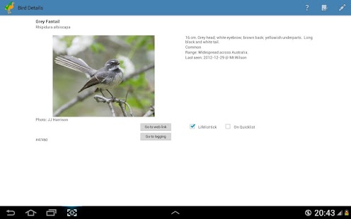 Australian Birding Checklist Screenshots 9