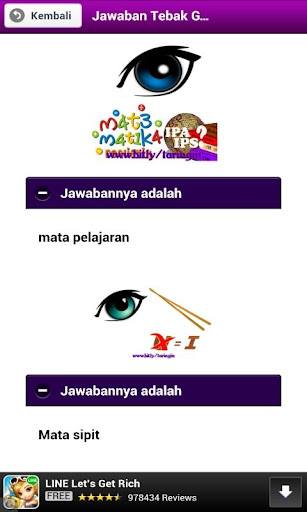 Jawaban Tebak Gambar Cerdas