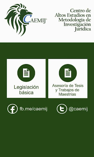 CAEMIJ - Legislación Básica