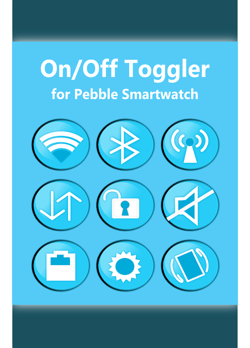 Android application Switch on for Pebble screenshort