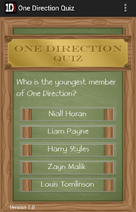 One Direction Quiz
