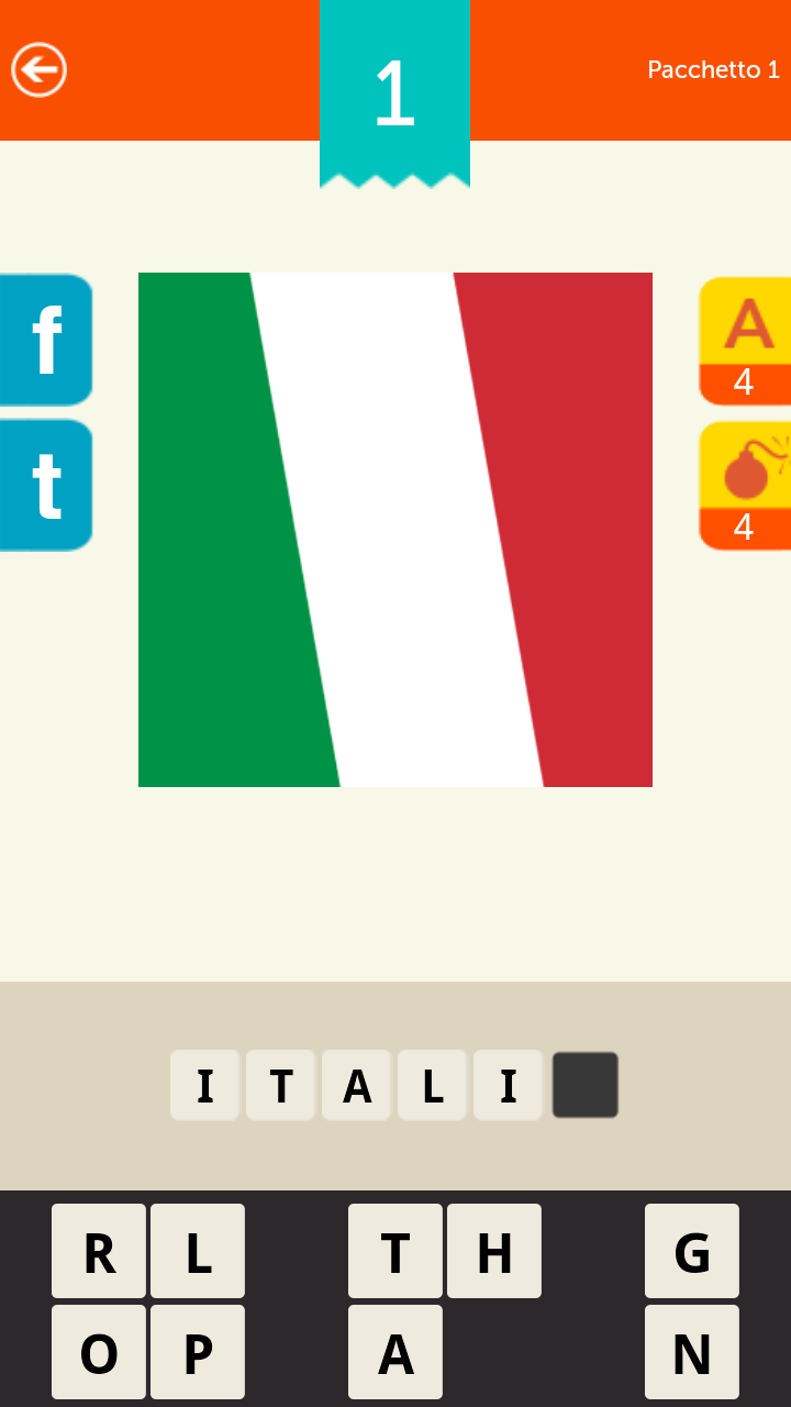 Android application Guess the Country! screenshort