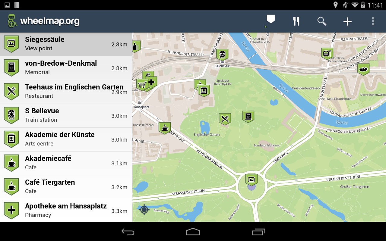 Wheelmap.org – Android-Apps auf Google Play