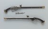 Pair of wheellock pistols with spanner