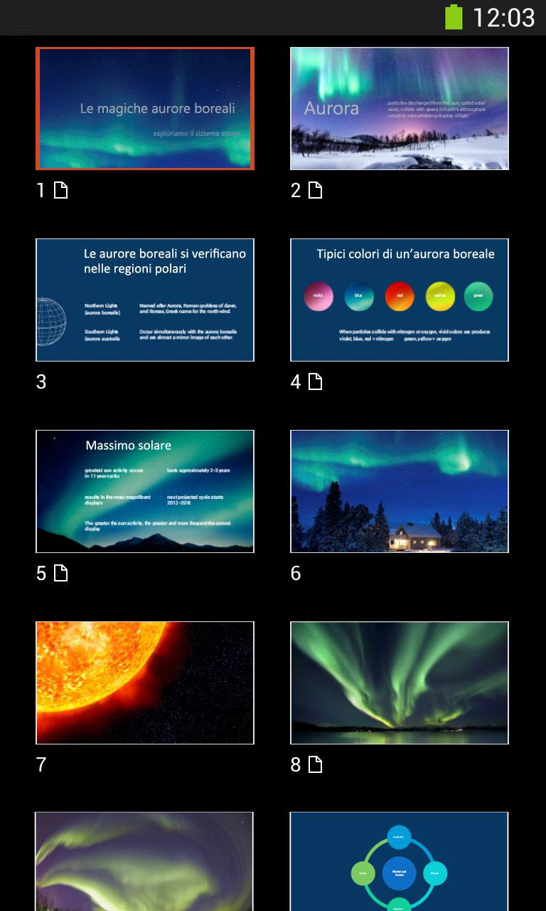 Android application Microsoft Office Mobile screenshort