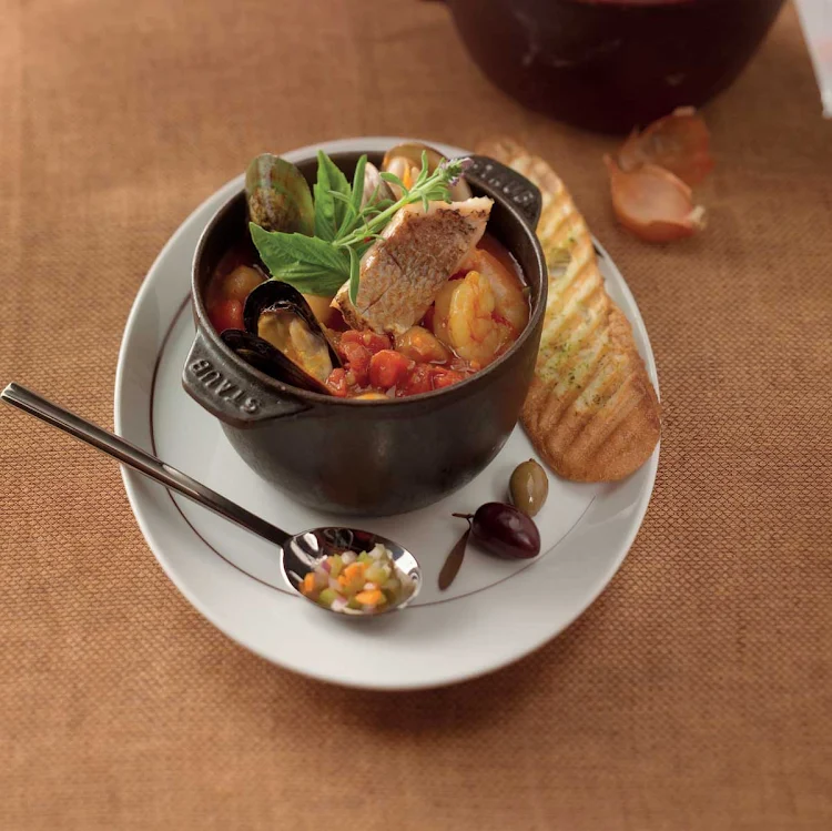 Try the Cioppino as an appetizer or main dish at Tuscan Grille aboard Celebrity Cruises.