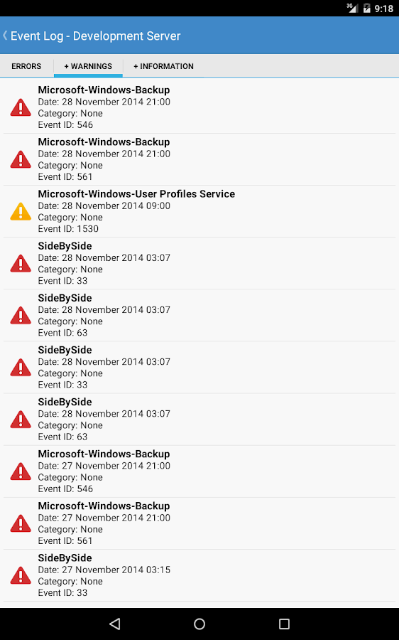    Pulseway- screenshot  