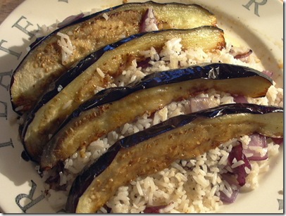 aubergines w. red onion fried rice3 2008.6.24