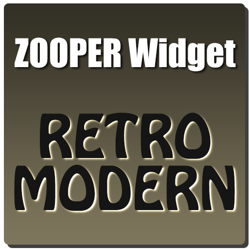 RetroModern Clock Zooper Theme 個人化 App LOGO-APP開箱王