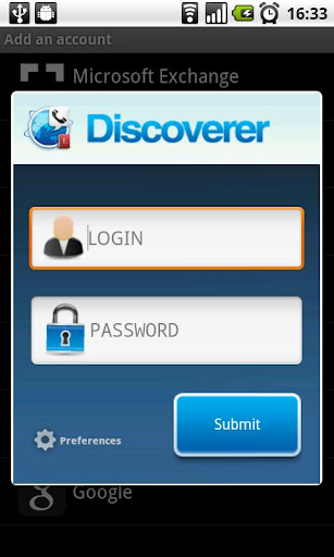 Contact Discoverer Beta