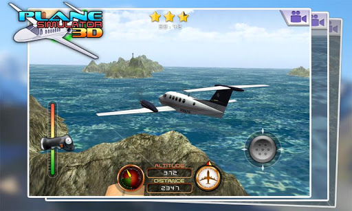飛行機シミュレータ3D - 無料ゲーム