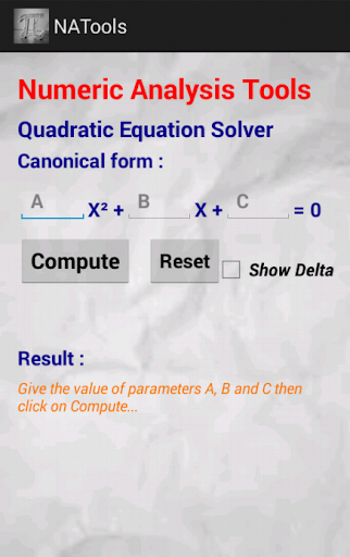 Numerical Analysis Tools