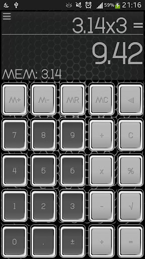 Metal Frame SCalc Theme