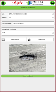 EMULSA. Incidencias y Avisos. Screenshots 2