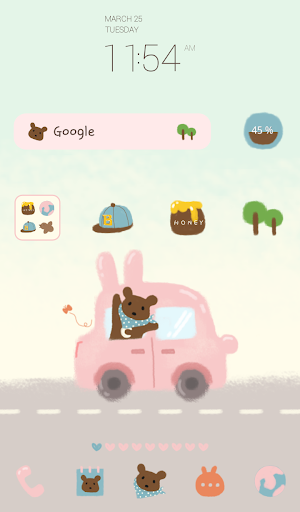 rabbit car dodol theme