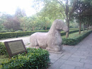 神道石刻-坐着的马