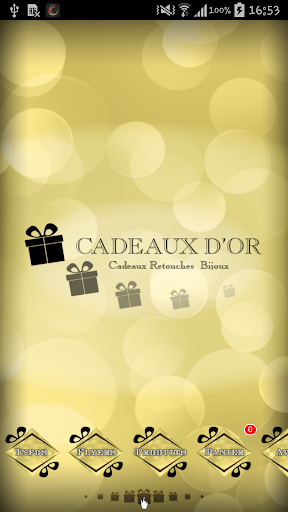 Cadeaux d'or