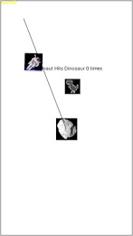 Astronaut Hits Dinosaur poster 1