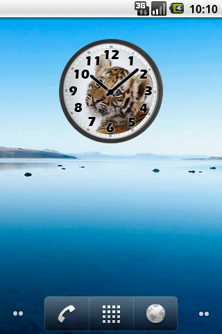 Sweet Tiger Clock
