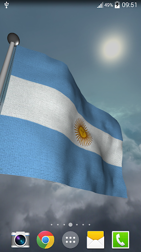 【免費個人化App】Argentina Flag - LWP-APP點子