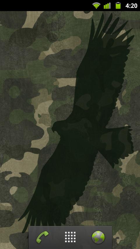 Camouflage Live Wallpaper Screen 1