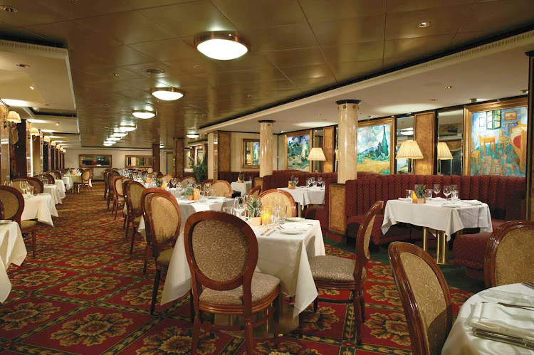 Satisfy that craving for Italian cuisine at La Cucina, Norwegian Dawn's Italian restaurant serving casual family-style meals.