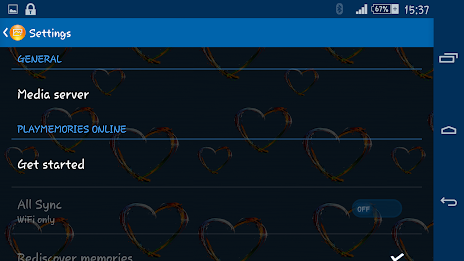 Heart Neon Xperien Theme poster 10