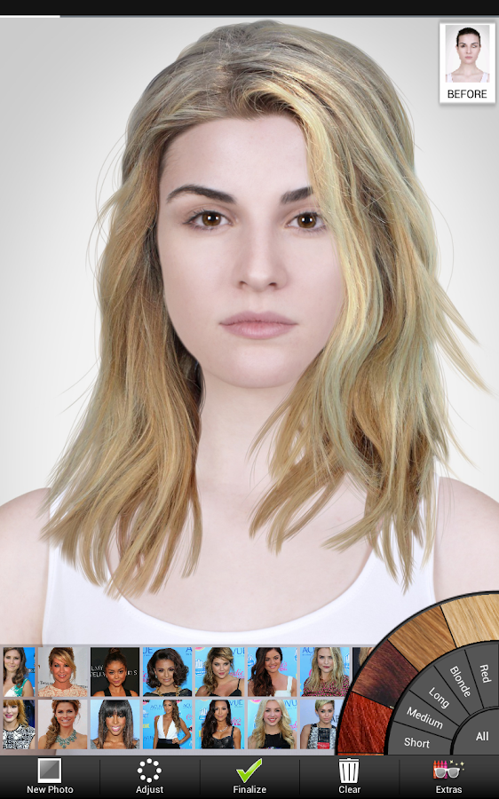 Put your face on a hairstyle for free - HairStyles