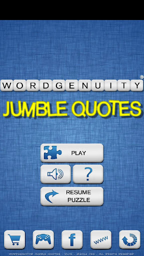 Wordgenuity ® Jumble Quotes