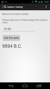 Carbon Dating Screenshots 1