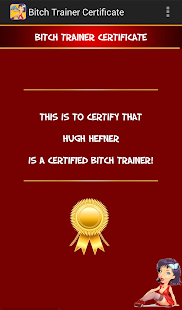 Free Bitch Detector Certificate APK for Android