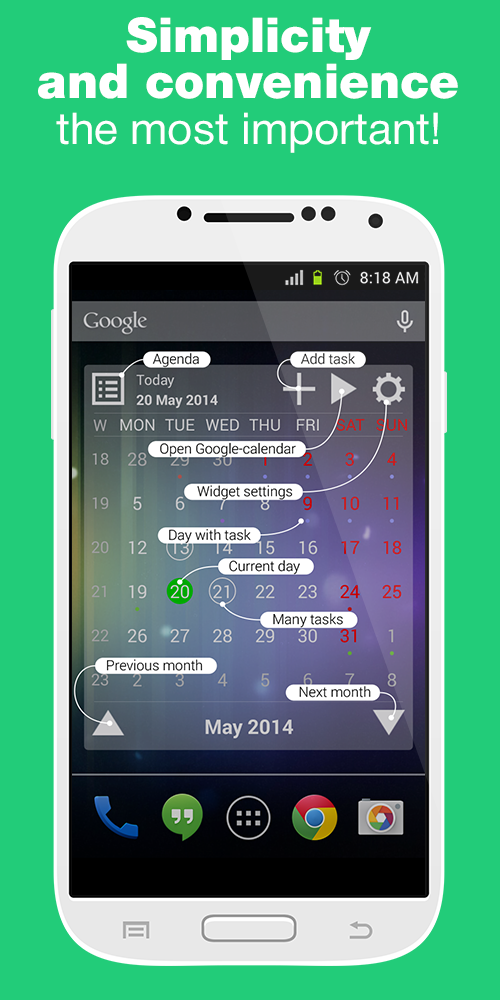 DD Calendar (Widget) Pro Screen 2