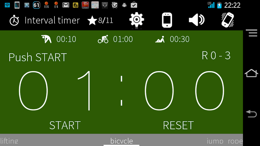 Interval Timer+ HIIT Training Screen 2