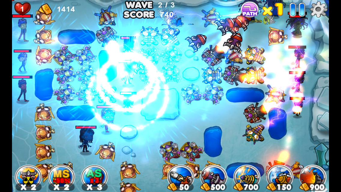 Aquarius TD - screenshot