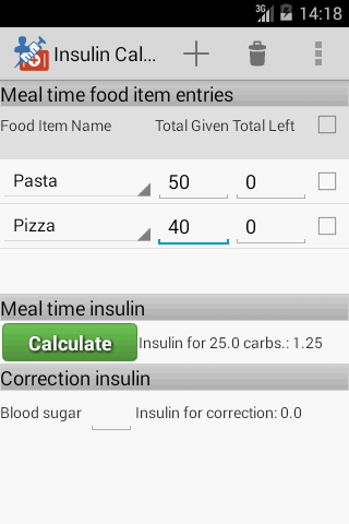 Insulin Calculator